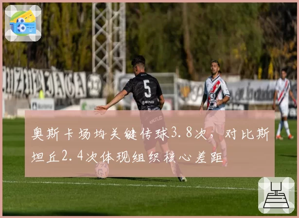 奥斯卡场均关键传球3.8次，对比斯坦丘2.4次体现组织核心差距